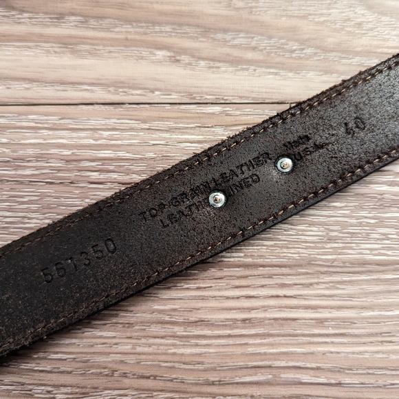 Vintage western leather belt 40 - Picture 3 of 5